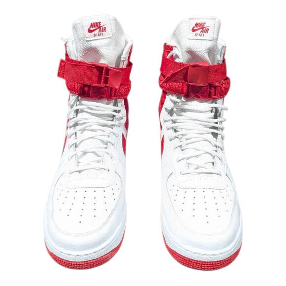 NIKE SF Air Force 1 High 'University Red' Sneakers Size 13 - Picture 4 of 9